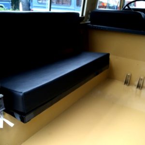 1978 LR LHD Santana 88 Hardtop A Mustard Yellow loadfloor bench seat left