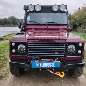 1995 LR LHD Defender 110 Montalcino Red front front