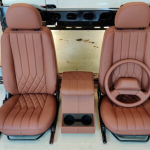 2011 LR LHD Defender 110 leather front seat kit walnut 8157
