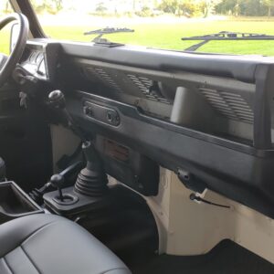 1995 LR LHD Defender 90 Tdi White interior dash and trim