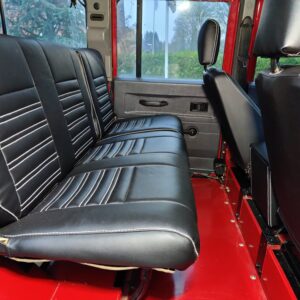 1993 LR LHD Defender 110 200 Tdi Red interior 2nd row seats