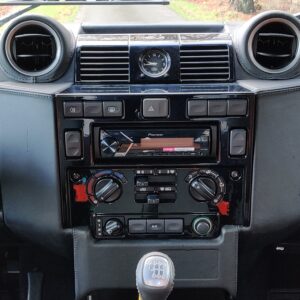 2010 LR LHD Defender 90 Orkney Grey Soft Top A Black hood dash centre console