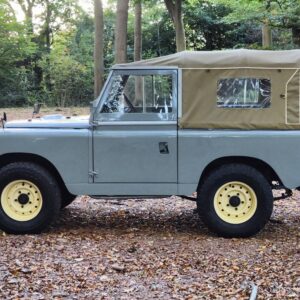 1970 LR LHD Series 2 88 Mid Grey WOLF A left side