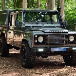 1993 LR LHD Defender 130 Grey right front front