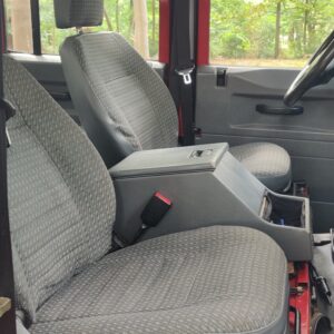 1997 Defender 130 Red front seats
