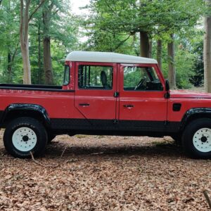 1997 Defender 130 Red right side