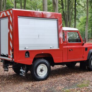 1994 LR LHD Defender 110 HCPU Red A right rear