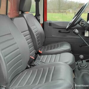1994 LR LHD Defender 110 HCPU Red AA front seats