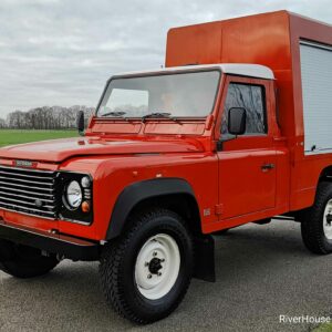 1994 LR LHD Defender 110 HCPU Red AA left front