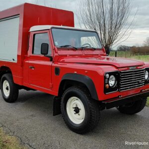1994 LR LHD Defender 110 HCPU Red AA right front