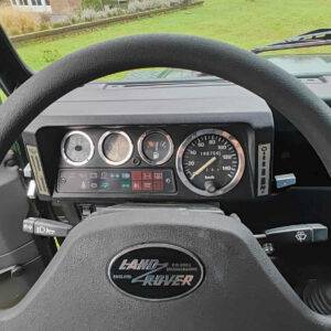 1997 Defender 130 Conisten Green 300 Tdi A steering wheel and clocks