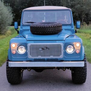 1994 Defender 110 Soft Top Heritage Blue B front