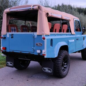 1994 Defender 110 Soft Top Heritage Blue B right rear