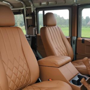 2014 Defender 110 2.2 Tdci Heritage Green A front seats