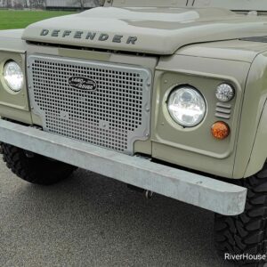 1997 Defender 130 Ston Beige A grill close