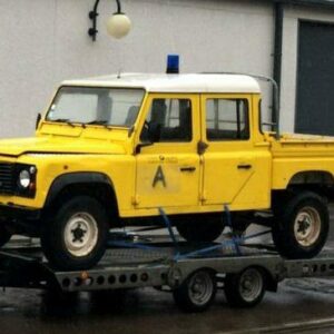 1997 LR LHD Defender 130 Yellow pick up in France